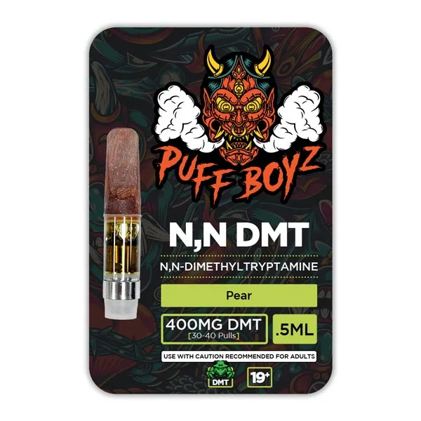 Puff Boyz NN DMT .5ML (400MG) Cartridge – Pear Flavour
